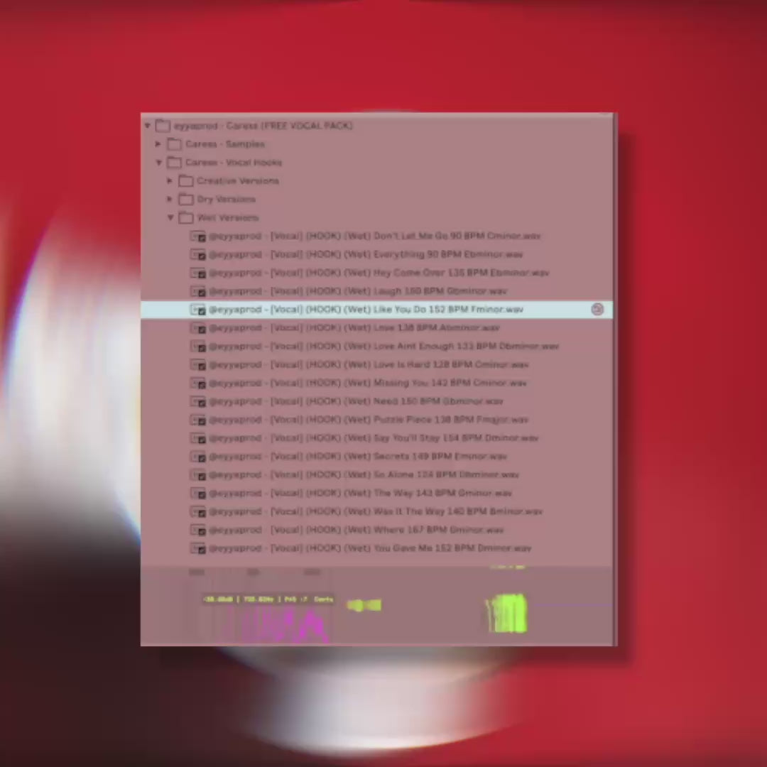 Eyya - "Caress" Vocal Sample Pack