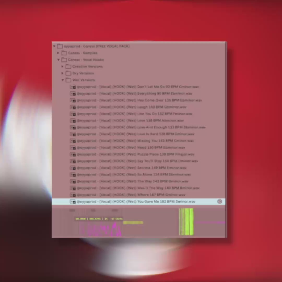 Eyya - "Caress" Vocal Sample Pack